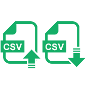 CSVアップロード・ダウンロード機能
